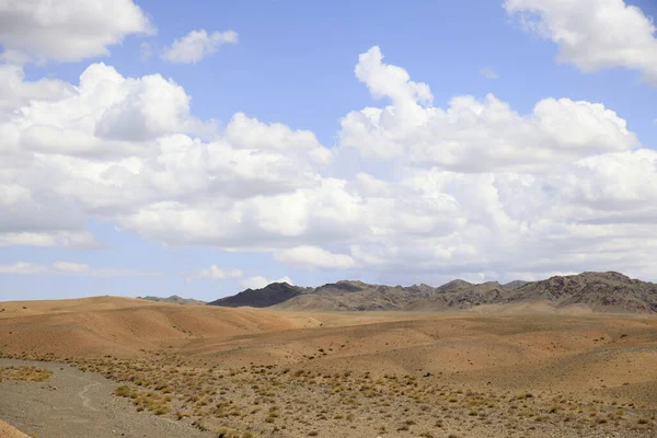 蒙古南部戈壁沙漠景观 高质量的照片 — 图库照片