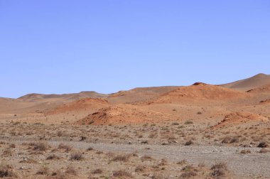Nemegt Kanyonu, Umnugobi, Moğolistan 'daki kaya oluşumları. Yüksek kalite fotoğraf