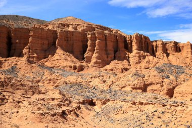 Nemegt Kanyonu, Umnugobi, Moğolistan 'daki kaya oluşumları. Yüksek kalite fotoğraf