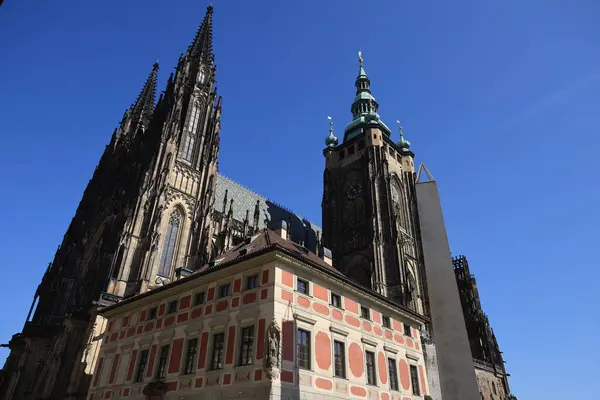 Vitus Cathedral Largest Most Majestic Church Prague High Quality Photo Royalty Free Stock Photos
