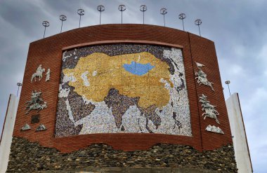 Moğol İmparatorluğu Anıtı Kharkhorin Karakorum, Moğolistan. Yüksek kalite fotoğraf