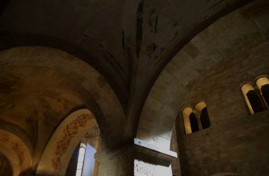 Prag 'daki St. Georges Bazilikası. Yüksek kalite fotoğraf