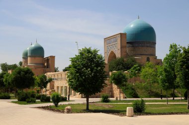 Özbekistan, Shahrisabz 'daki Dorut Tilovat Kompleksi. Yüksek kalite fotoğraf