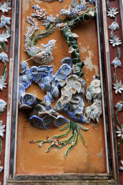 İmparatorluk Şehri Hue 'nun dekorasyonu. Yüksek kalite fotoğraf