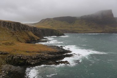 Neist Point, İskoçya manzarası. Yüksek kalite fotoğraf