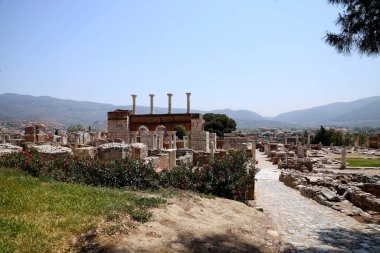 Ephesus, Türkiye 'deki St.Johns Bazilikası harabeleri. Yüksek kalite fotoğraf