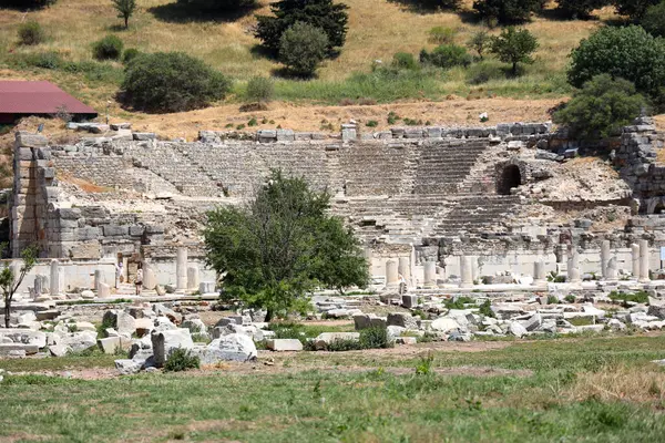 stock image View of the Odeon in the city of Ephesus, Turkey. High quality photo