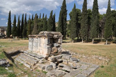 Ruins of the Roman city of Hierapolis, Turkey. High quality photo clipart