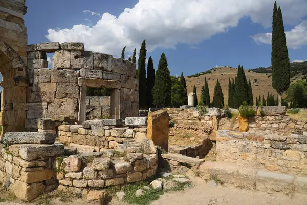 stock image Ruins of the Roman city of Hierapolis, Turkey. High quality photo