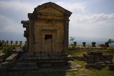 Ruins in the Roman city of Hierapolis, Turkey. High quality photo clipart