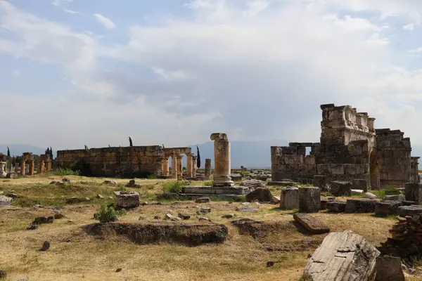 stock image Ruins of the Roman city of Hierapolis, Turkey. High quality photo