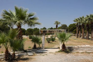 Ruins in the Roman city of Hierapolis, Turkey. High quality photo clipart