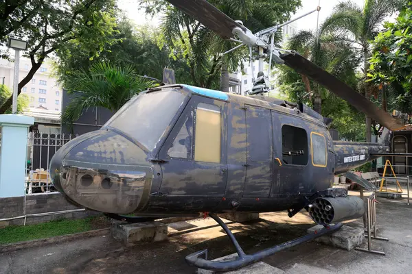 Vietnam Savaşı 'nda Amerikalılar tarafından kullanılan helikopter. Yüksek kalite fotoğraf
