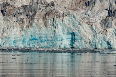 The Ice Colors of Lilliehookbreen Fjord in Svalbard. High quality photo clipart