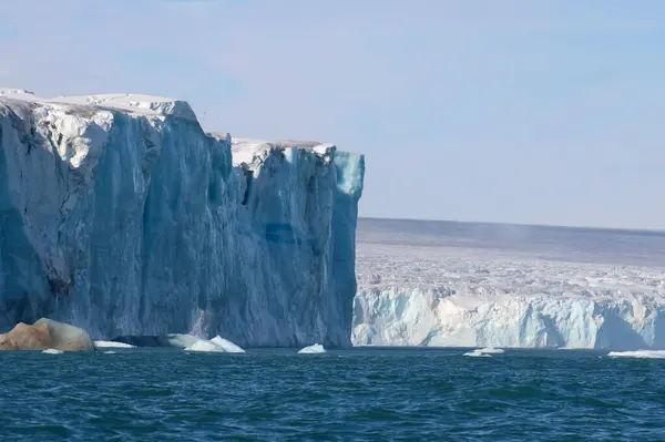 stock image Austfonna, the ice cap located on Nordaustlandet, Svalbard archipelago. High quality photo