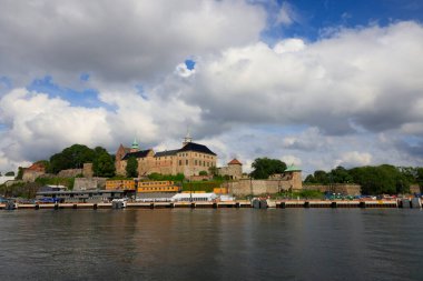 View of Akershus Castle in Oslo, Norway. High quality photo clipart