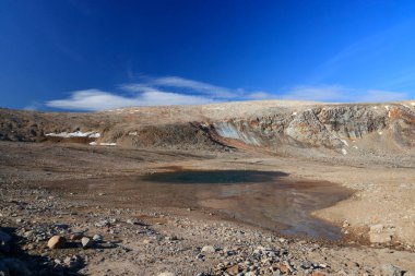 Svalbard 'daki Yedi Adalar Takımadası' ndaki Parryoya Adası. Yüksek kalite fotoğraf