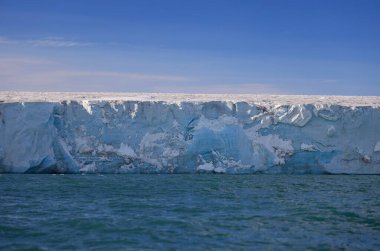 View of Austofonna Ice Cap, Svalbard. High quality photo clipart