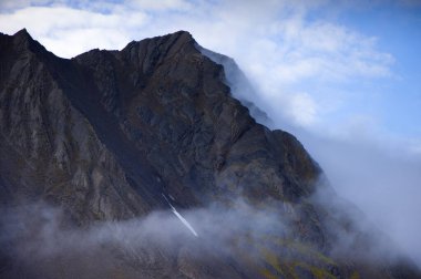 Bamsebu 'nun Svalbard' daki manzarası. Yüksek kalite fotoğraf