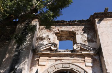 Guatemala, Antigua şehrinin mimari detayları. Yüksek kalite fotoğraf