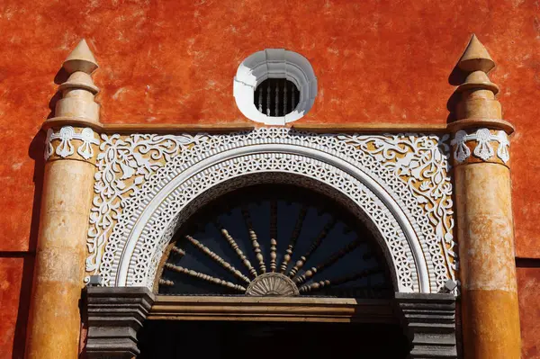 Guatemala, Antigua şehrinin mimari detayları. Yüksek kalite fotoğraf