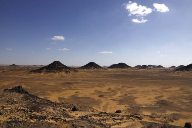 Kara Çöl volkanik bölgesinin güzel renkleri, Egitto. Yüksek kalite fotoğraf