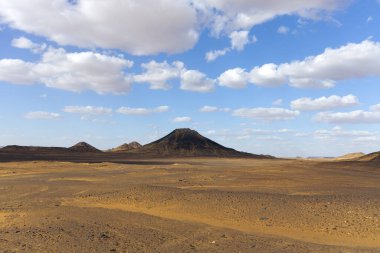 Kara Çöl volkanik bölgesinin güzel renkleri, Egitto. Yüksek kalite fotoğraf