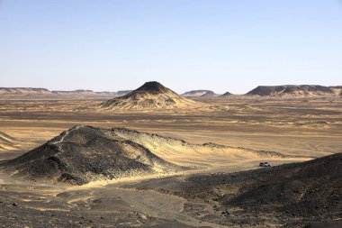 Kara Çöl volkanik bölgesinin güzel renkleri, Egitto. Yüksek kalite fotoğraf