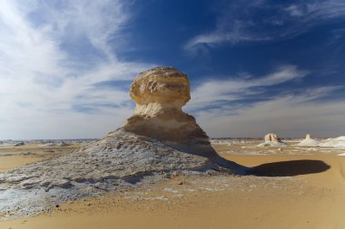 Mısır 'ın Yeni Beyaz Çölü' nün kaya oluşumu. Yüksek kalite fotoğraf