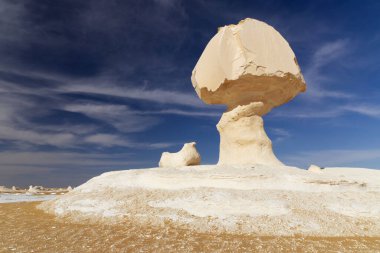 Yeni Beyaz Çölü 'nün en ünlü kaya oluşumlarından biri olan 