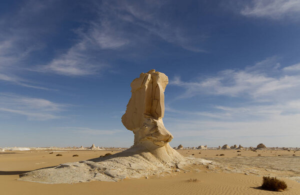 Формирование скал Новой Белой пустыни, Египет. Высокое качество фото