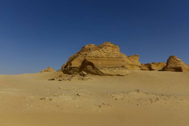 Balina Çölü, diğer adıyla Wadi Al Hitan, Mısır. Yüksek kalite fotoğraf