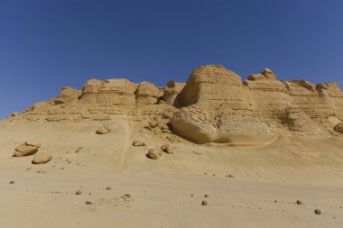Balina Çölü, diğer adıyla Wadi Al Hitan, Mısır. Yüksek kalite fotoğraf