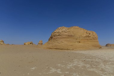 Balina Çölü, diğer adıyla Wadi Al Hitan, Mısır. Yüksek kalite fotoğraf