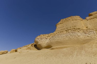 Balina Çölü, diğer adıyla Wadi Al Hitan, Mısır. Yüksek kalite fotoğraf