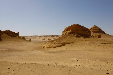 Balina Çölü, diğer adıyla Wadi Al Hitan, Mısır. Yüksek kalite fotoğraf