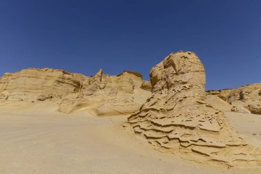 Balina Çölü, diğer adıyla Wadi Al Hitan, Mısır. Yüksek kalite fotoğraf