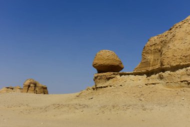 Balina Çölü, diğer adıyla Wadi Al Hitan, Mısır. Yüksek kalite fotoğraf