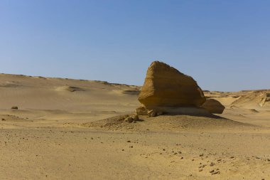 Balina Çölü, diğer adıyla Wadi Al Hitan, Mısır. Yüksek kalite fotoğraf