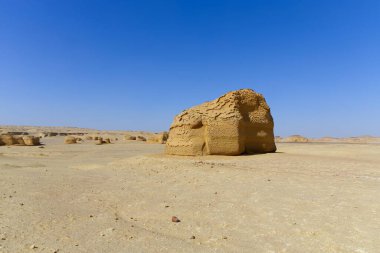 Balina Çölü, diğer adıyla Wadi Al Hitan, Mısır. Yüksek kalite fotoğraf