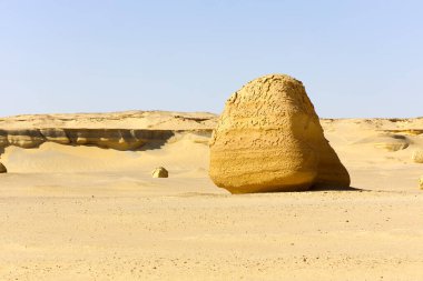 Balina Çölü, diğer adıyla Wadi Al Hitan, Mısır. Yüksek kalite fotoğraf