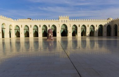 The courtyard of Al-Hakim Mosque, Cairo. High quality photo
