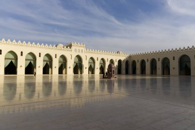 The courtyard of Al-Hakim Mosque, Cairo. High quality photo