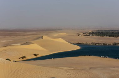 View of the desert of El Fayoum, Egypt. High quality photo