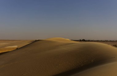 View of the desert of El Fayoum, Egypt. High quality photo