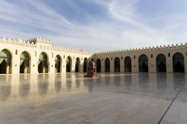 The courtyard of Al-Hakim Mosque, Cairo. High quality photo