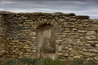 Hanga Baba Necropolis, Kazakistan manzarası. Yüksek kalite fotoğraf
