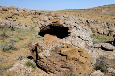Torysh Küre Vadisi, Mangystau. Yüksek kalite fotoğraf