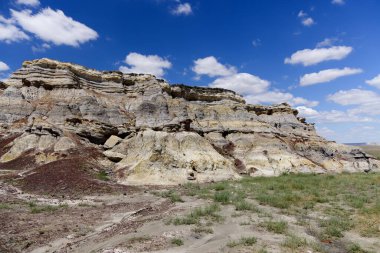 Kokala 'nın Jurassic Clays' i, Mangystau. Yüksek kalite fotoğraf