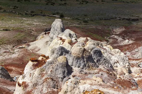 Kokala 'nın Jurassic Clays' i, Mangystau. Yüksek kalite fotoğraf